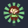 Chara Retro Japanese Undertale Tapestry Official Undertale Merch