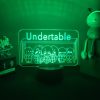 16 color Nightlight Game Undertale Sans Led Table Lamp Figure Bedside Lamp for Bedroom Decor Kids 5 - Undertale Merchandise