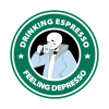 Sans Undertale Drinking Espresso Feeling Depresso Mug Official Undertale Merch