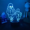 3D LED Night Light Game Undertale Sans Figure For Child Kids Birthday Xmas Gift Bedroom Decor 3 - Undertale Merchandise