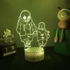 3D LED Night Light Game Undertale Sans Figure For Child Kids Birthday Xmas Gift Bedroom Decor 5 - Undertale Merchandise