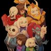 50 Designs Game Undertale Kraftpaper Poster Home Decal Art Painting Funny Wall Sticker for Coffee House 10 - Undertale Merchandise