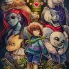 50 Designs Game Undertale Kraftpaper Poster Home Decal Art Painting Funny Wall Sticker for Coffee House 23 - Undertale Merchandise