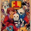 50 Designs Game Undertale Kraftpaper Poster Home Decal Art Painting Funny Wall Sticker for Coffee House 46 - Undertale Merchandise