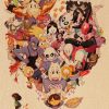 50 Designs Game Undertale Kraftpaper Poster Home Decal Art Painting Funny Wall Sticker for Coffee House 47 - Undertale Merchandise