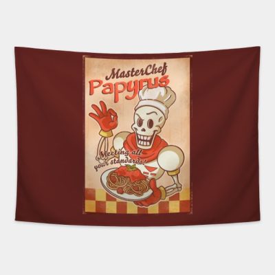 Masterchef Papyrus Tapestry Official Undertale Merch