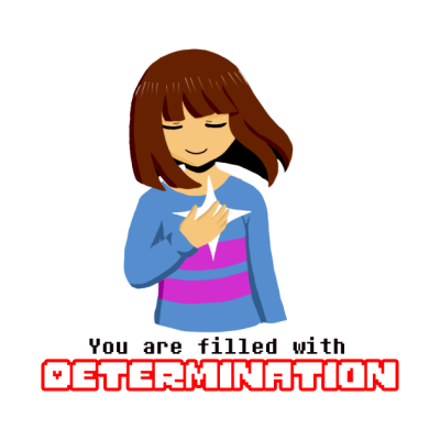 Undertale Frisk You Are Filled With Determination Phone Case Official Undertale Merch
