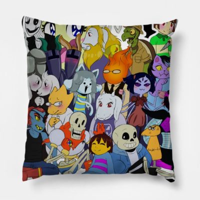 Welcome To Undertale Throw Pillow Official Undertale Merch