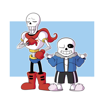 Papyrus And Sans Tapestry Official Undertale Merch
