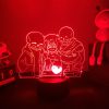 Hot Game Undertale 3d lamp Chara and Papyrus LED night light for kids Birthday Gift Room 3 - Undertale Merchandise
