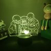Hot Game Undertale 3d lamp Chara and Papyrus LED night light for kids Birthday Gift Room 5 - Undertale Merchandise