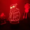 Led Night Light 16color 3D lamp Game Undertale Sans Figure Bedside Lamp for Bedroom Decor Kids 1 - Undertale Merchandise