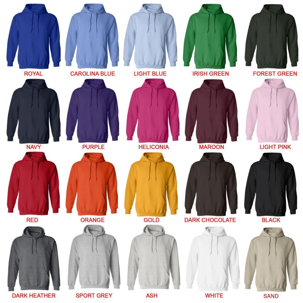 hoodie color chart - Undertale Merchandise