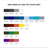 tank top color chart - Undertale Merchandise