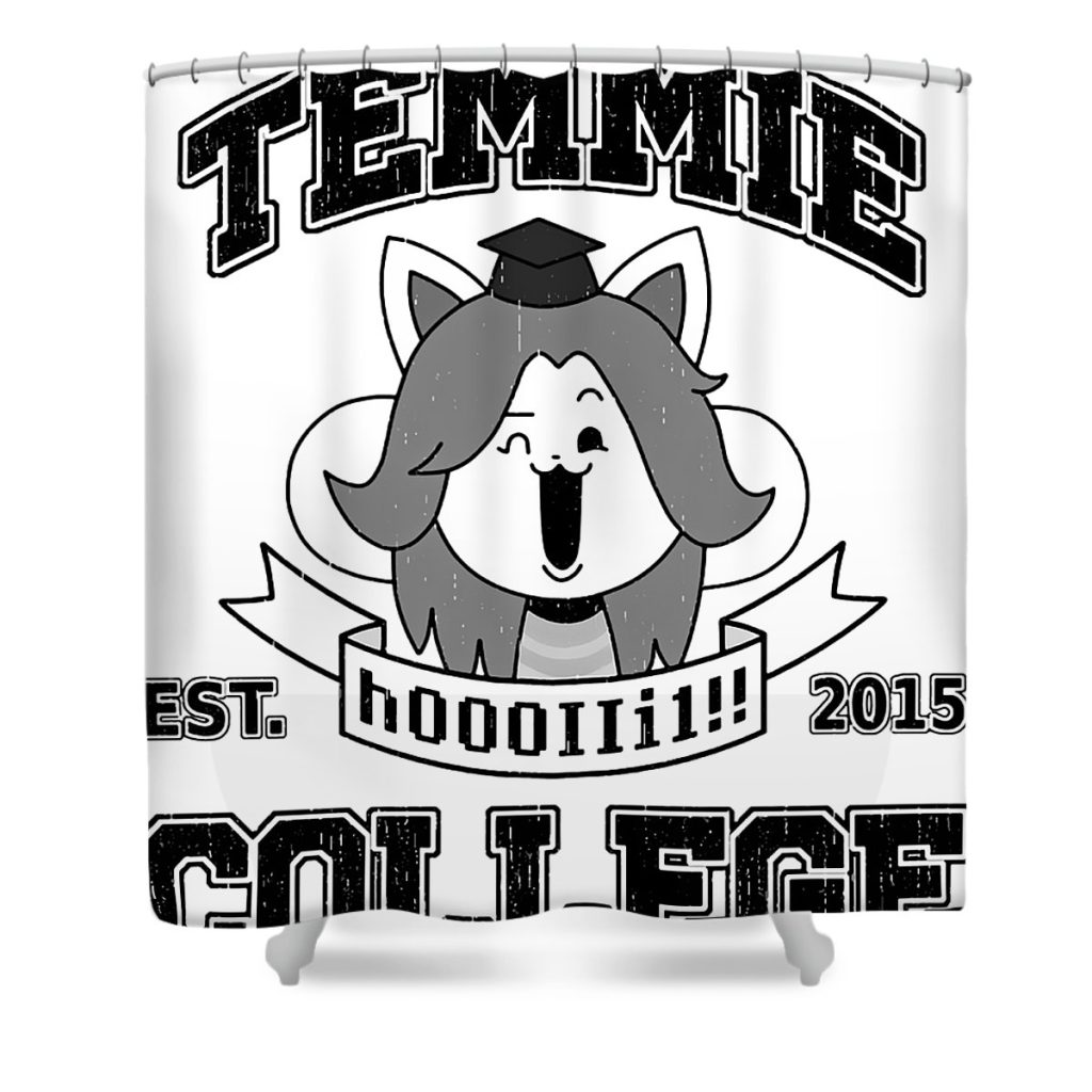 temmie college ekssam wilson transparent - Undertale Merchandise