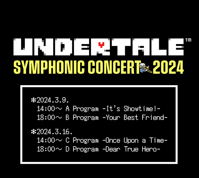 undertale symphonic concert 2024 image1 - Undertale Merchandise