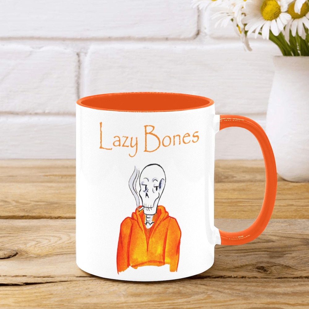 Undertale Lazy Bones Papyrus Colored Inner Mug - Undertale Merchandise